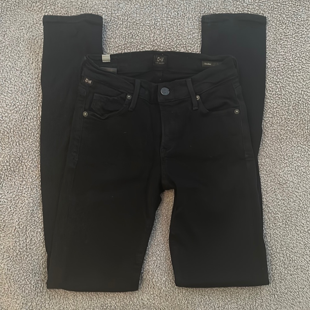 Women’s Citizens of Humanity Black Skinny Jeans